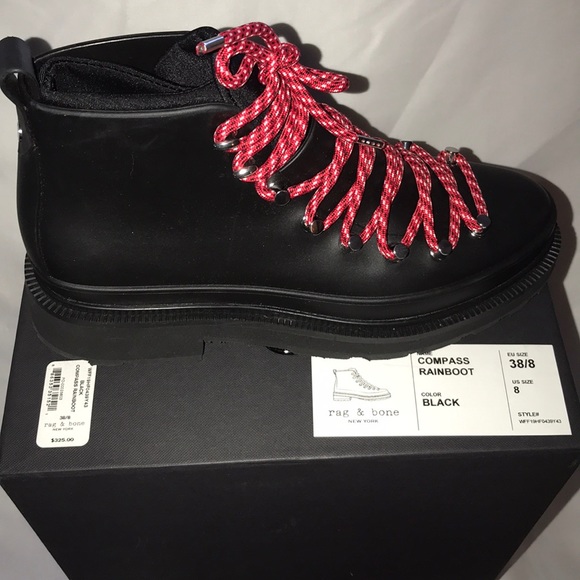 NWOB 💥Rag and Bone Compass Rain Boots💥 Sz. 8 - Picture 13 of 13